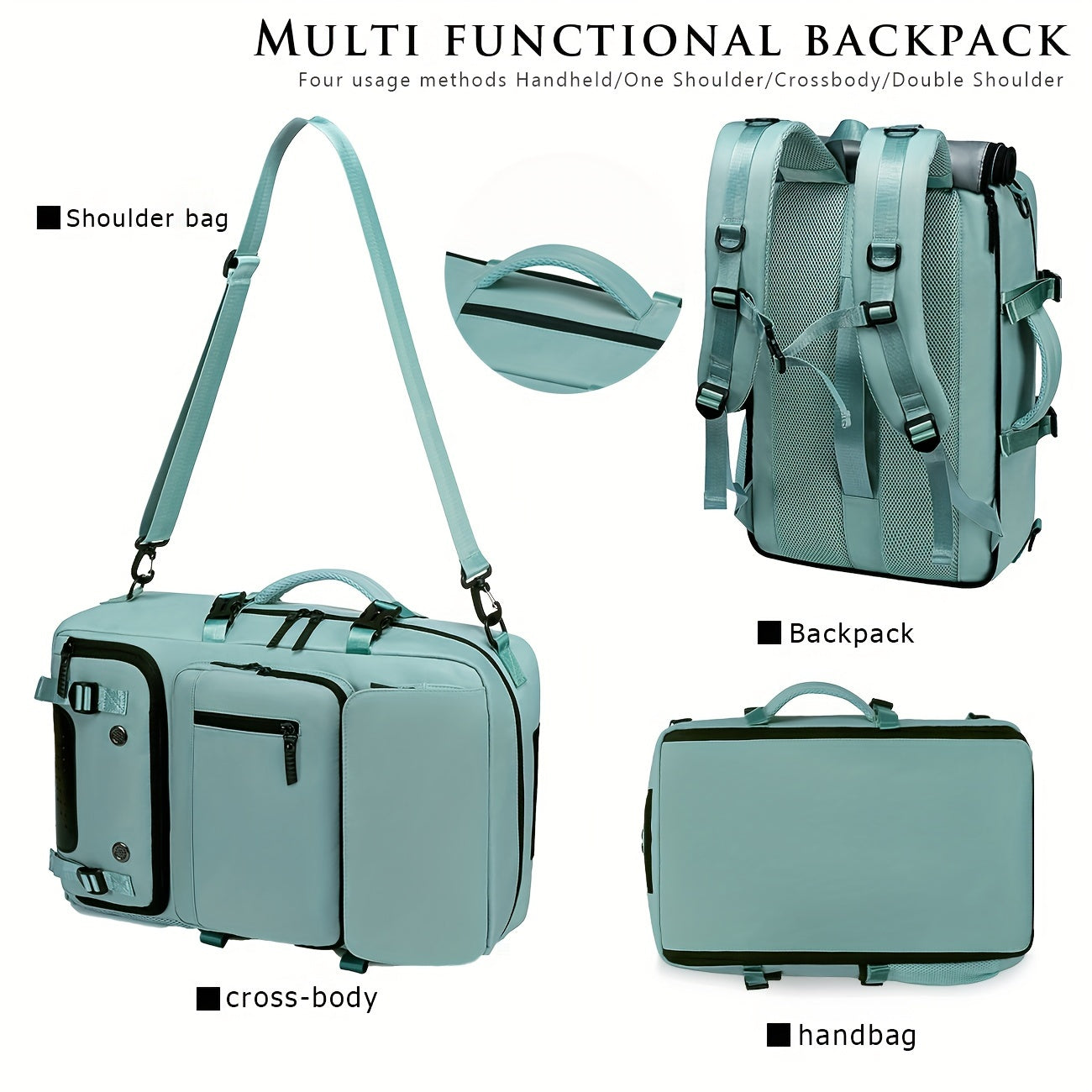 Multi-functional backpack with large capacity