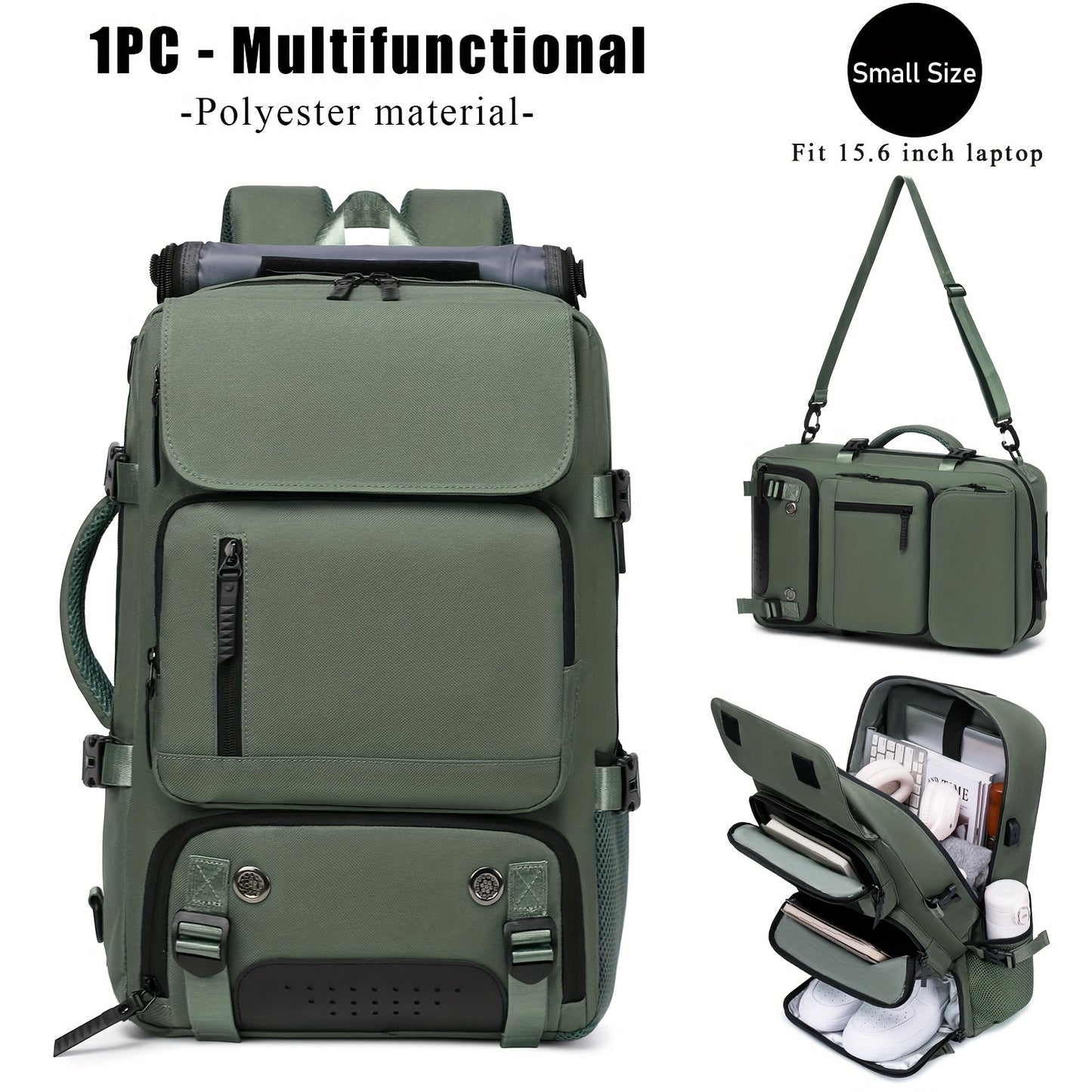Multi-functional backpack with large capacity