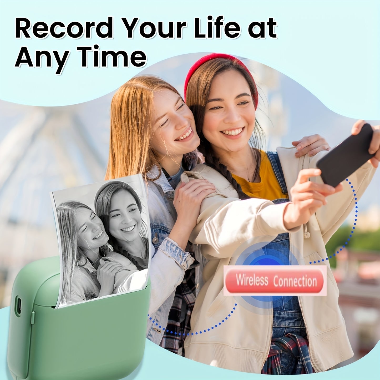 Mini Printer Print small photos to make them memories
