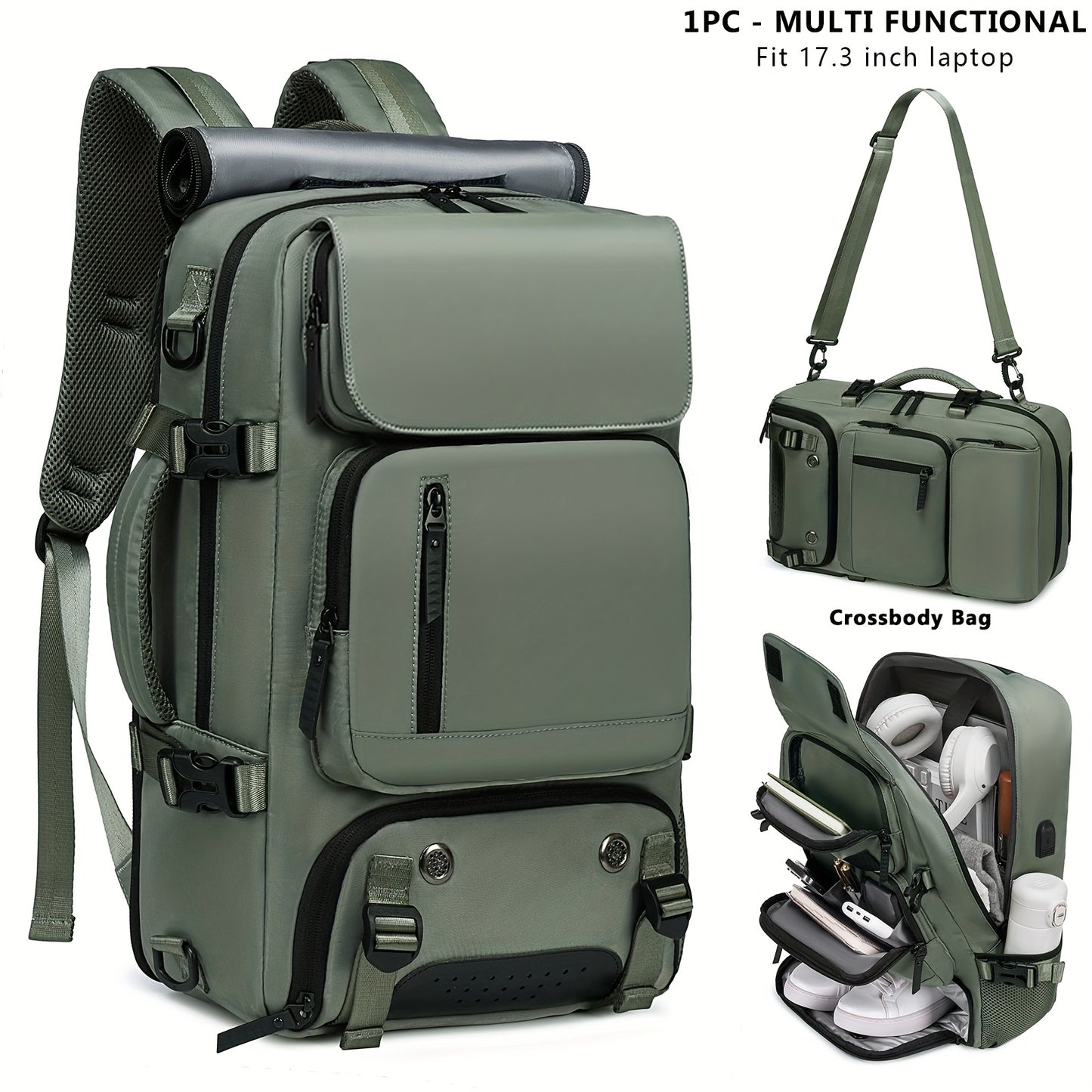 Multi-functional backpack with large capacity