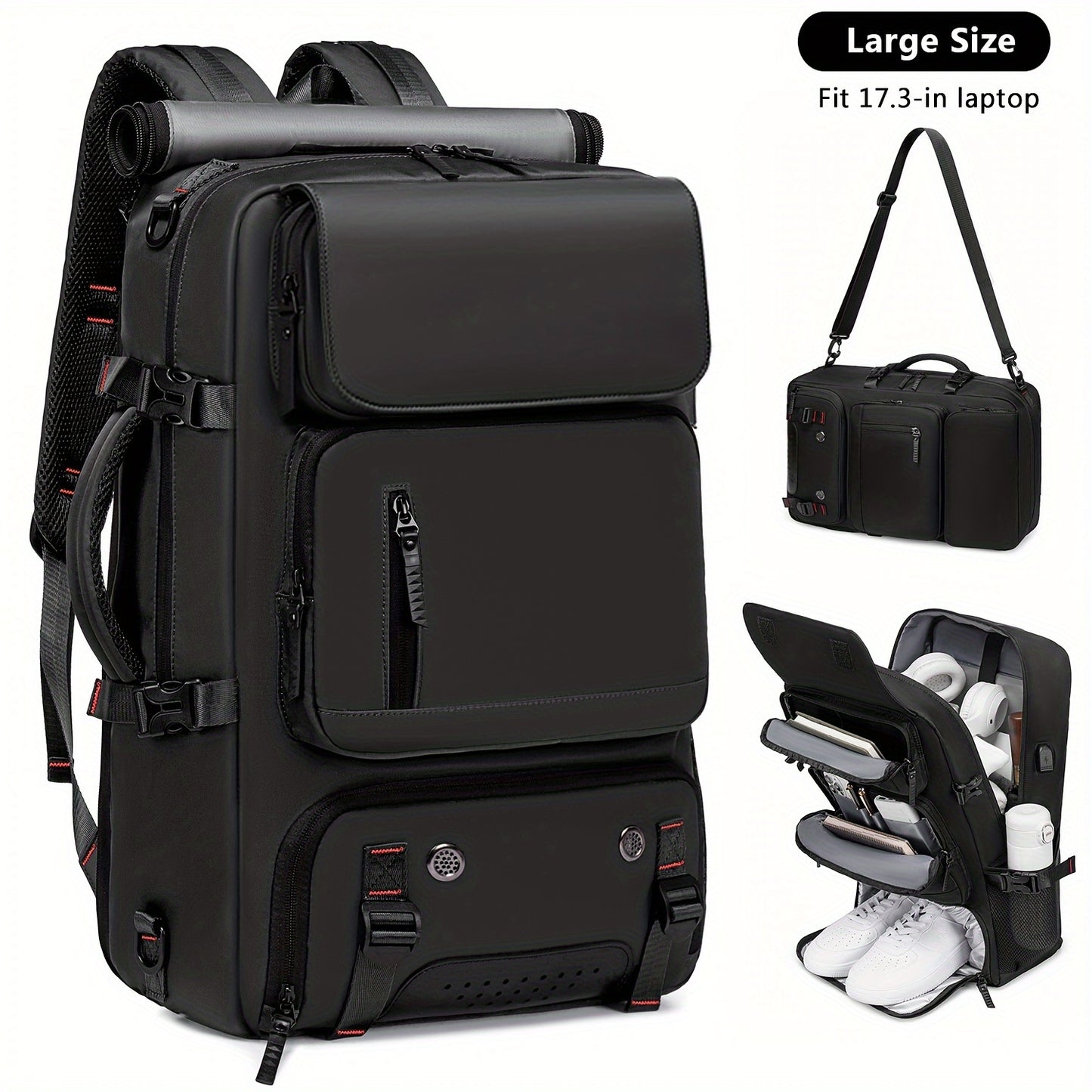 Multi-functional backpack with large capacity