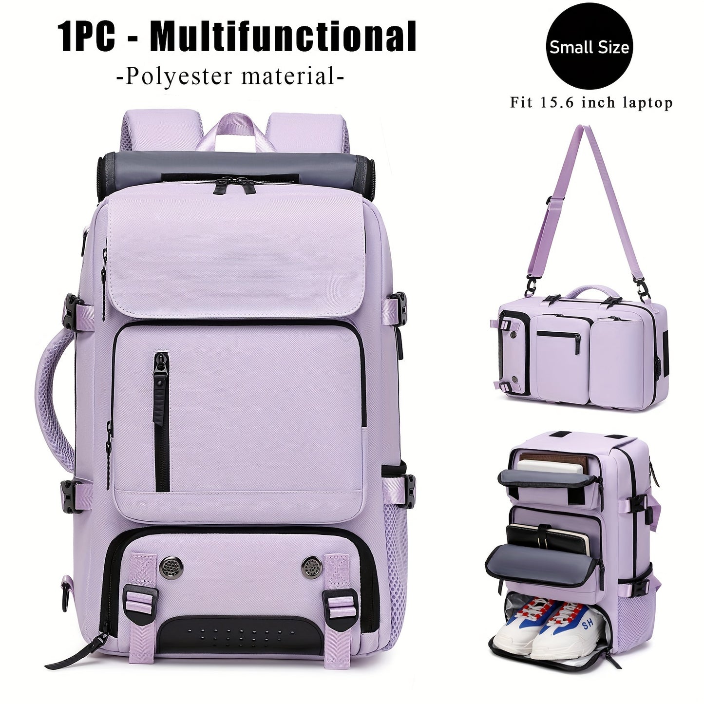 Multi-functional backpack with large capacity