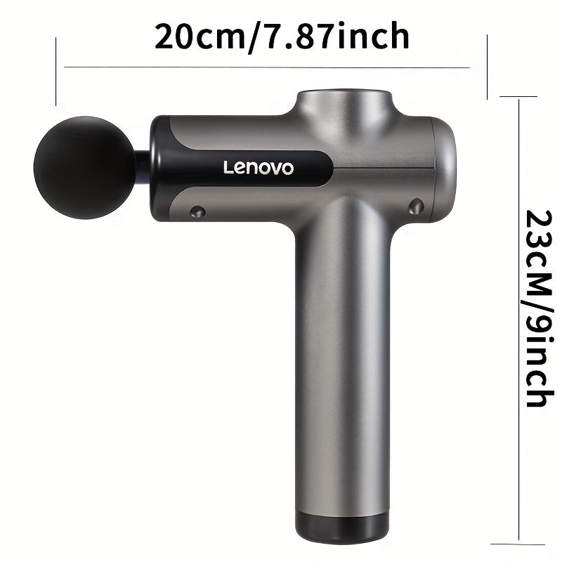 Massage Gun - Quiet Percussion, 8 Heads, USB Rechargeable, Ideal for Back, Legs & Buttocks